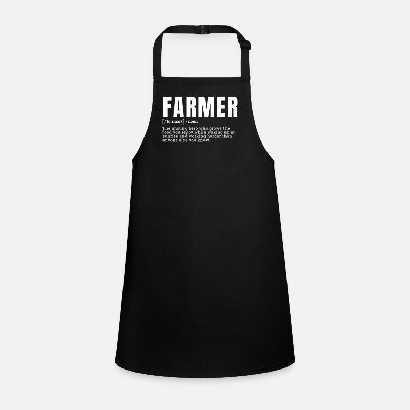 Funny Farmer Definition Avec Dictionary Style Occu Tablier Enfant