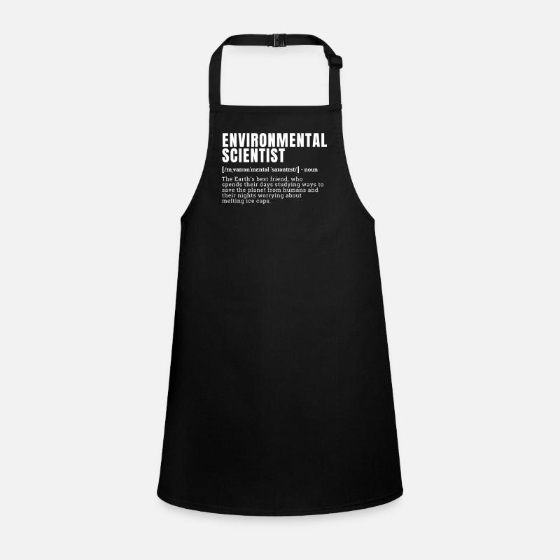 Drôle de scientifique de l’environnement Profession Definitio Tablier Enfant