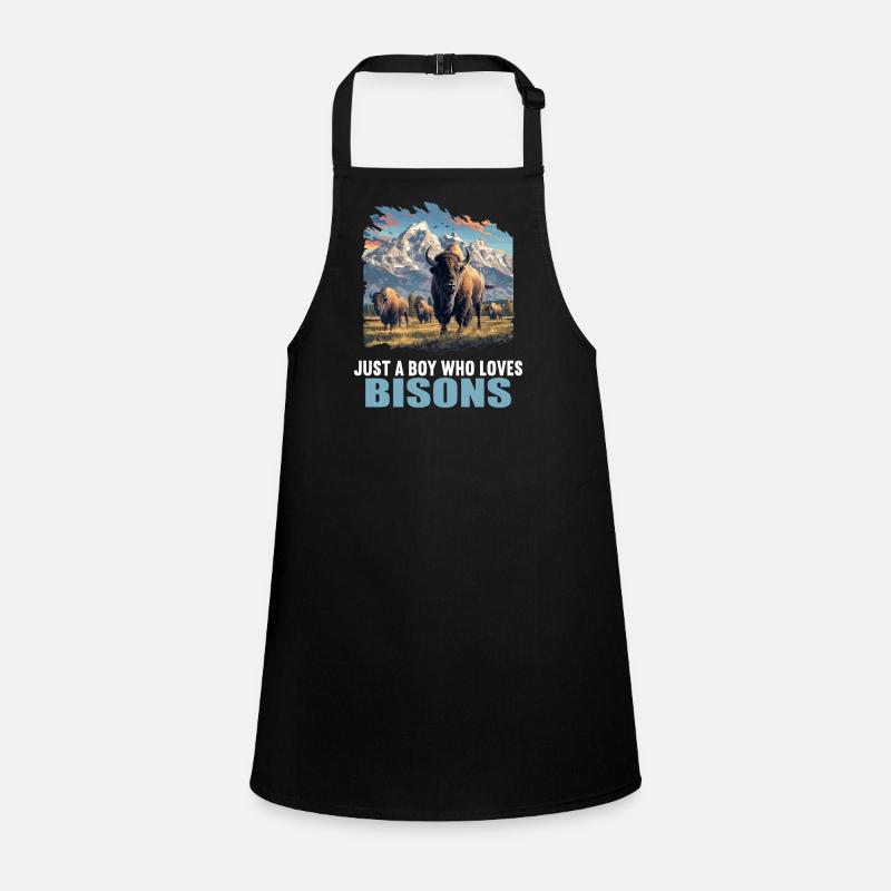 Bisons Bison Children's Apron