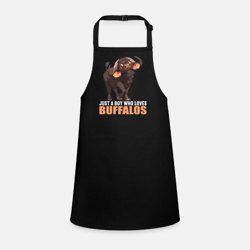Buffles Buffalo Büffel Tablier Enfant
