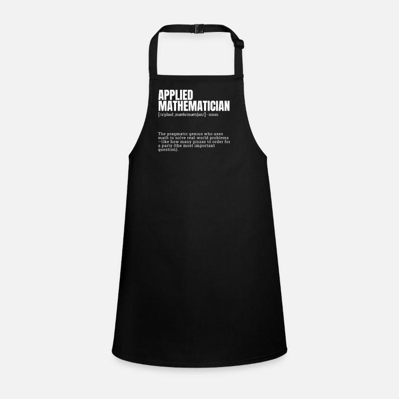 Funny Dictionary Applied Mathematician Themed Children's Apron