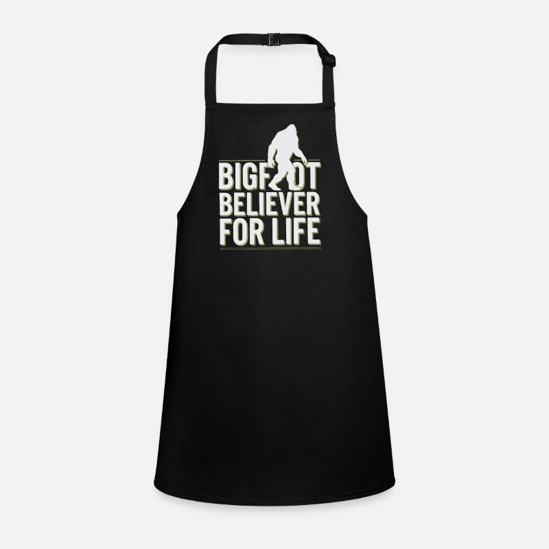 Bigfoot Believer Sasquatch Cryptid Forest Creature Children's Apron