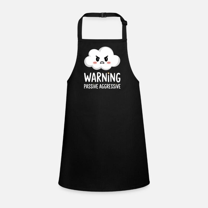 Passive Aggressive Cloud Warning Children's Apron