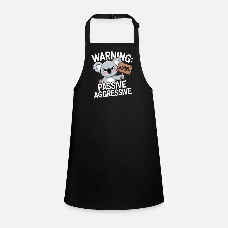 Warning: Passive Aggressive Koala Children's Apron