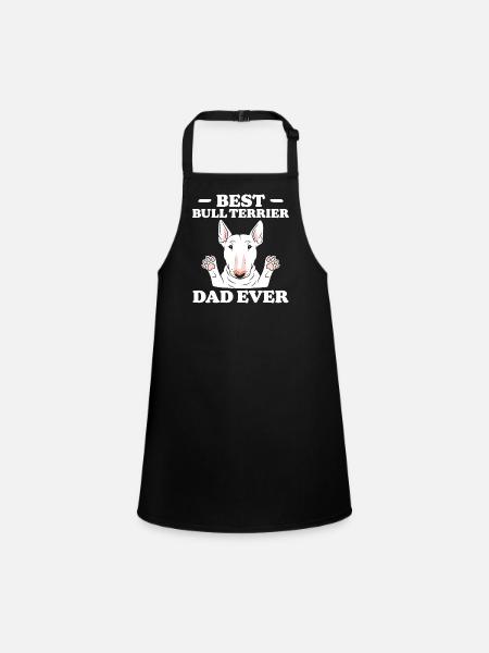 Bull Terrier Dire Drôle Bull Terrier Cadeau - Tablier Enfant - noir - Devant