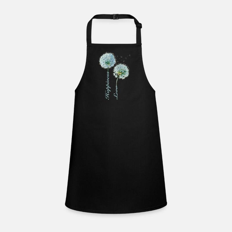 Dandelion Happiness and Love Inspirational Design Children's Apron