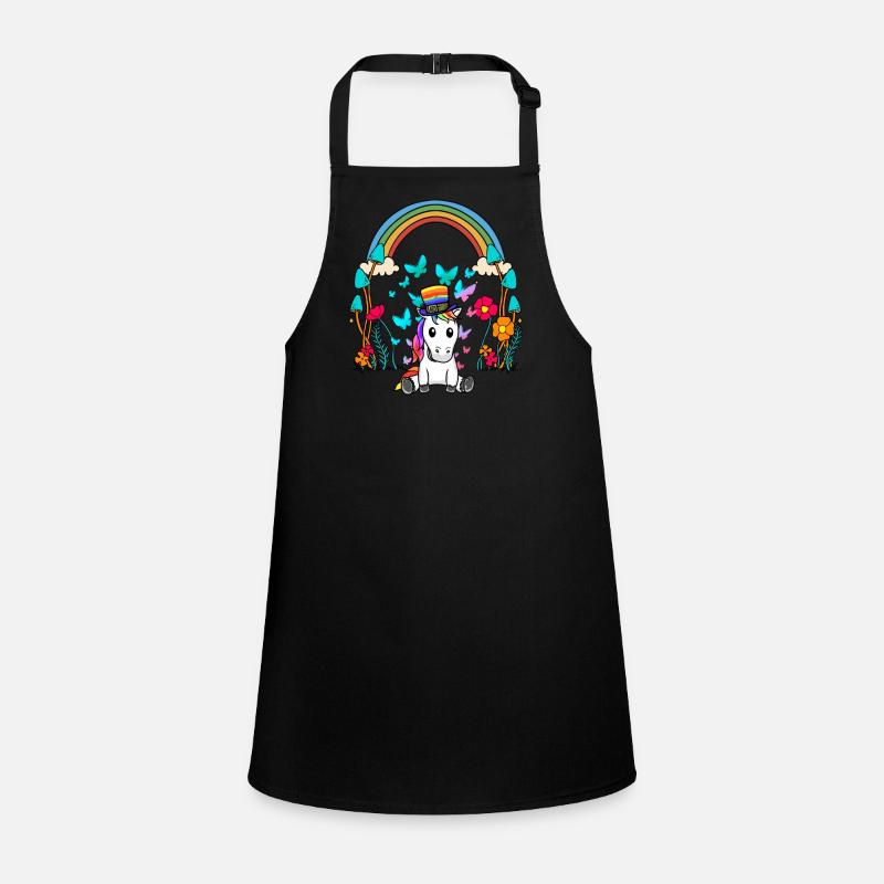 LGBT Regenbogen Regenbogenfahne Einhorn Schürze für Kinder