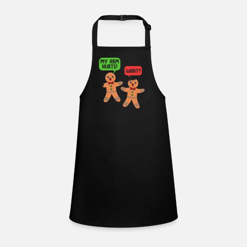 Gingerbread Man Gingerbread Heart Gingerbread Snacking Children's Apron
