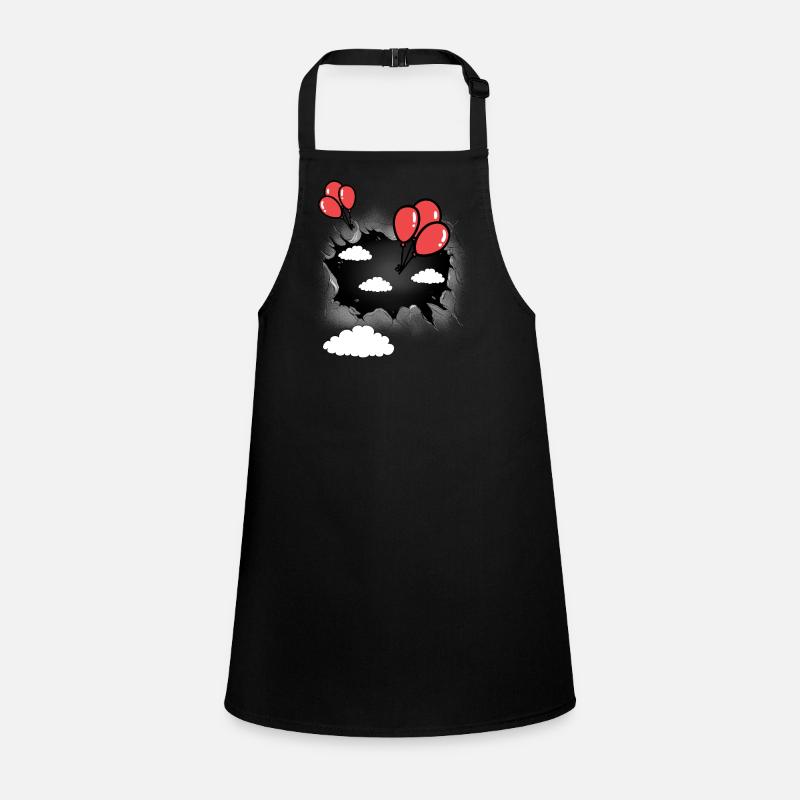 Balloon Celestial Sky Balloons Children's Apron