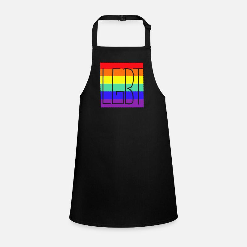 LGBT Regenbogenfahne Gay Pride Schürze für Kinder