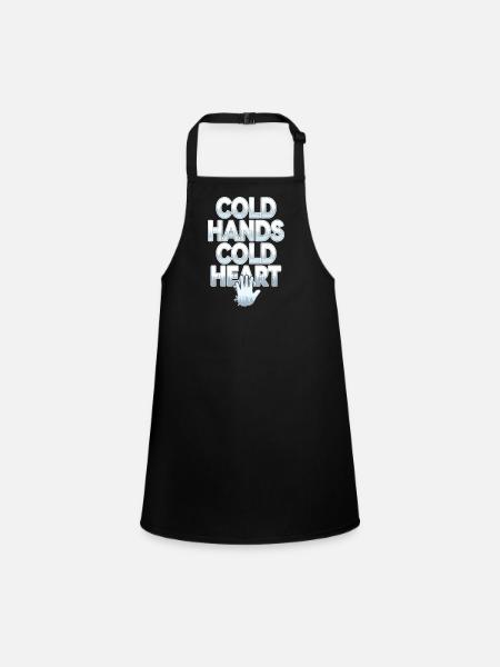 Hiver--froid-plaintes - Tablier Enfant - noir - Devant