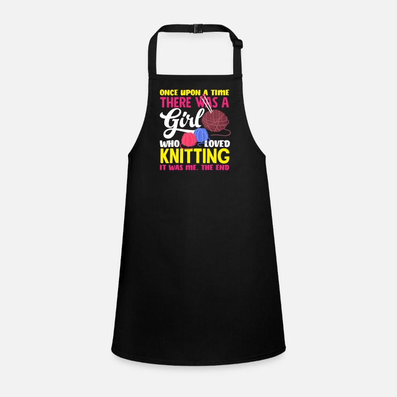 Mädchen Die Stricken Liebte Schürze für Kinder