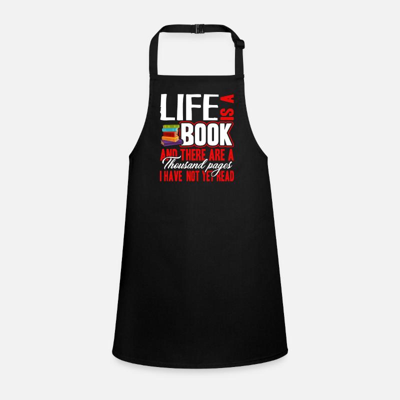 Book Life Is A Book Children's Apron