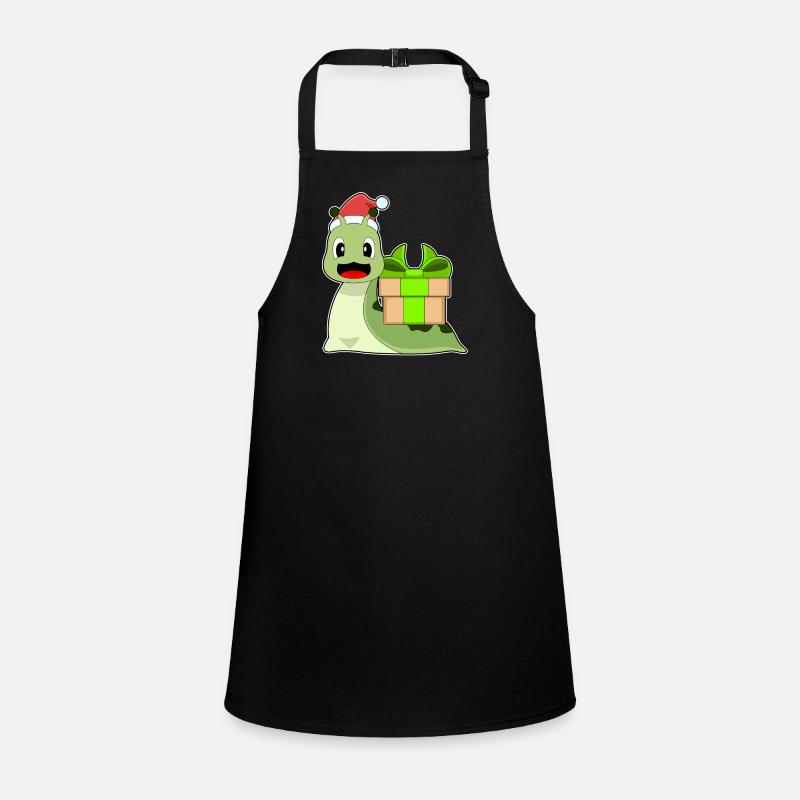 Snail Christmas Package Children's Apron