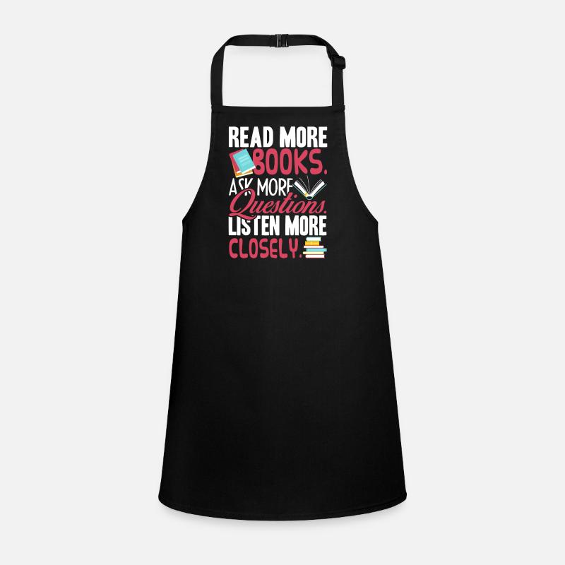 Book Read More Books Children's Apron