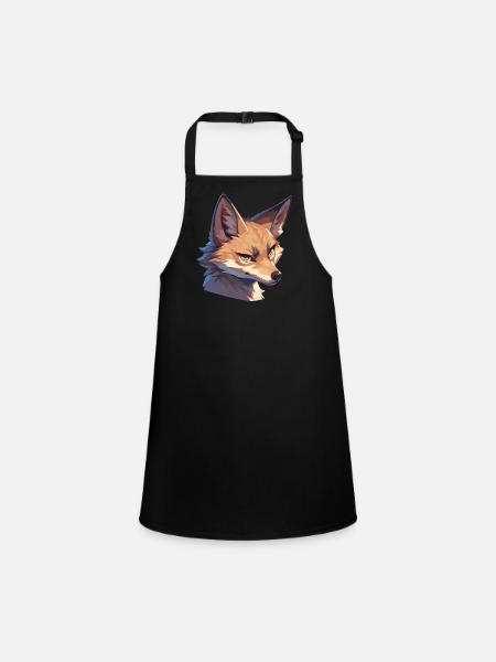 Coyotes Coyote - Children's Apron - black - Front