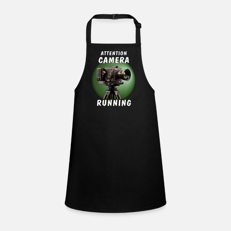 ATTENTION CAMERA RUNNING Children's Apron
