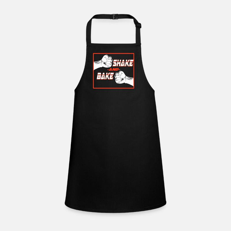 Shake And Bake Fauststoß Spaß Design Schürze für Kinder
