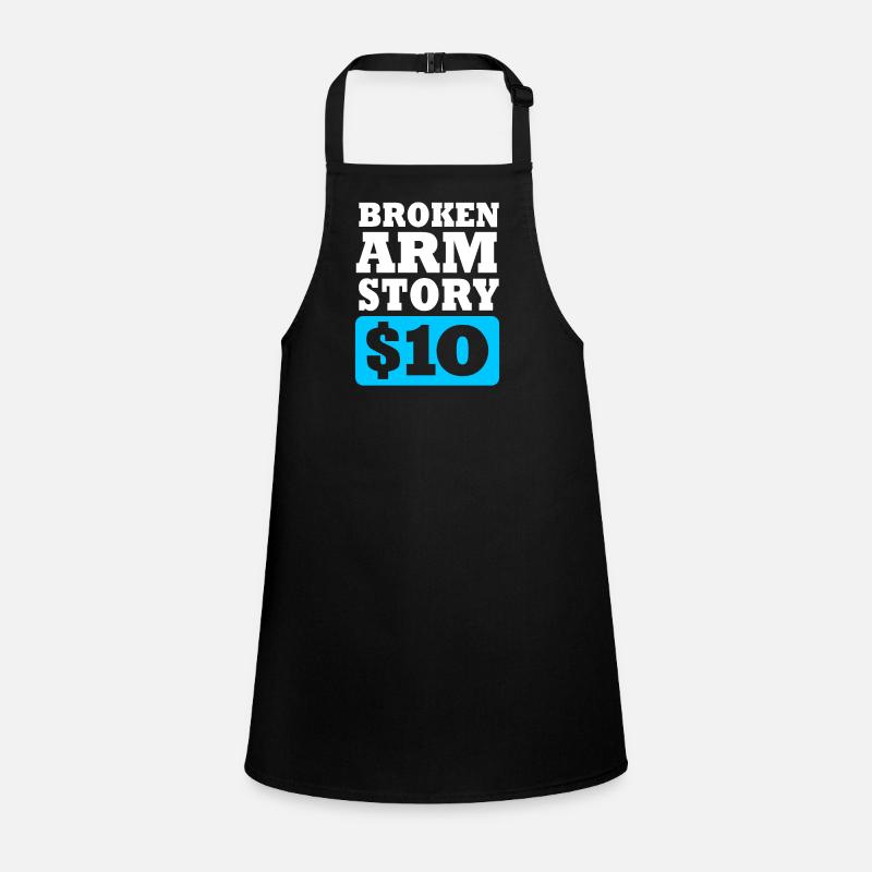 Broken Arm Bone Fracture Children's Apron