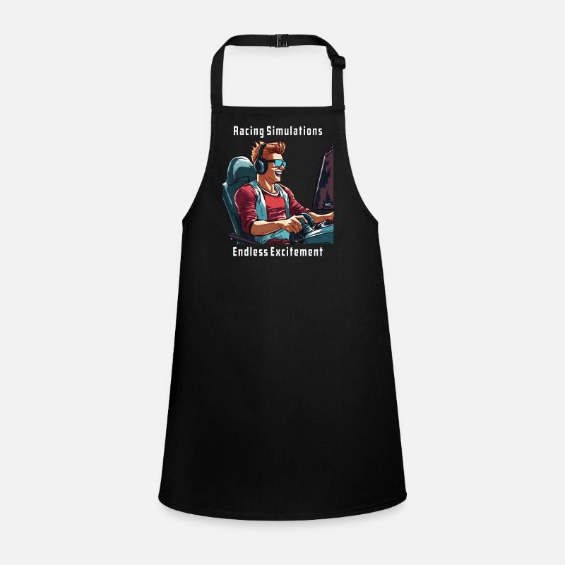 Racing Simulations, Endless Excitement Children's Apron