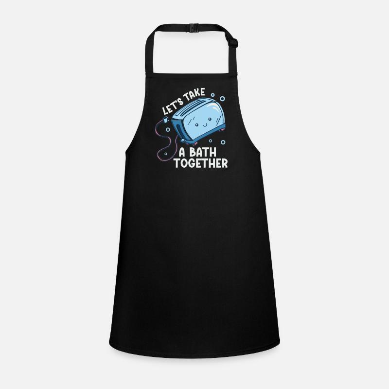 Let's Take A Bath Together Sweet Toaster With Children's Apron