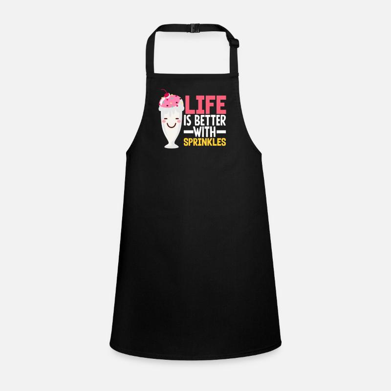 Eiscreme Liebhaber Leben Besser Mit Streuseln Children's Apron