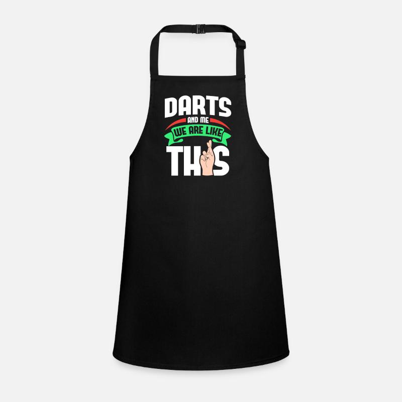 Darts Me Are Like Schürze für Kinder