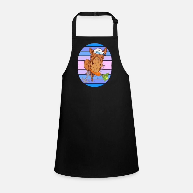 maritime seafaring sailor Moin Ahoy Children's Apron