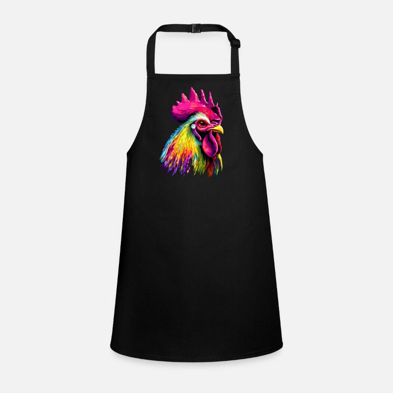 Hahn Chicken Daddy Hühnerstall Dad Landwirt Hühner Schürze für Kinder
