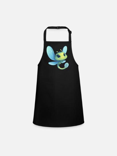 Libellules Libellule - Tablier Enfant - noir - Devant