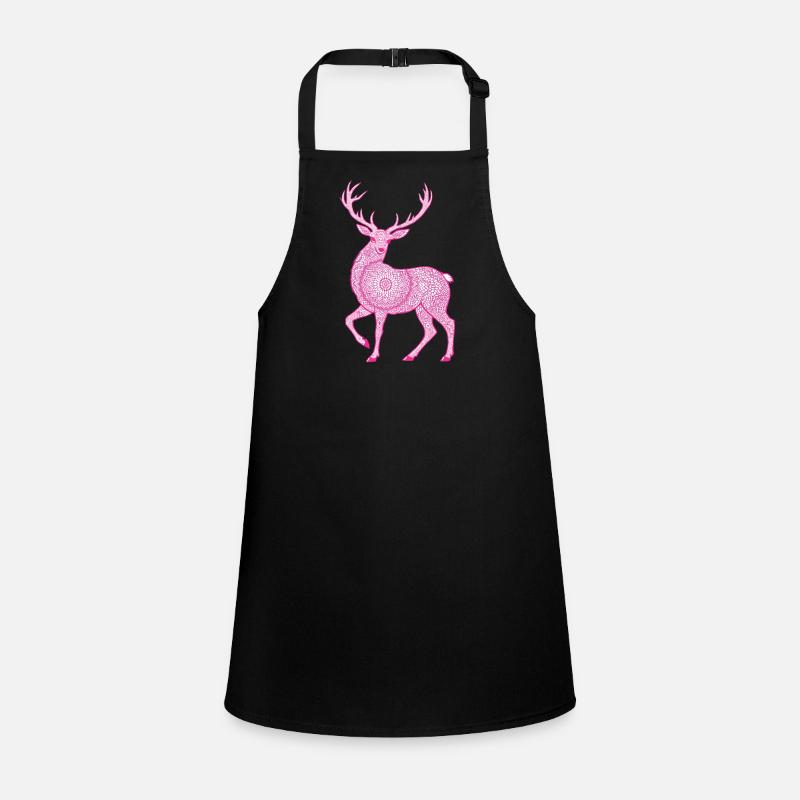 Mandala Deer Deer Mystical Madalas Children's Apron