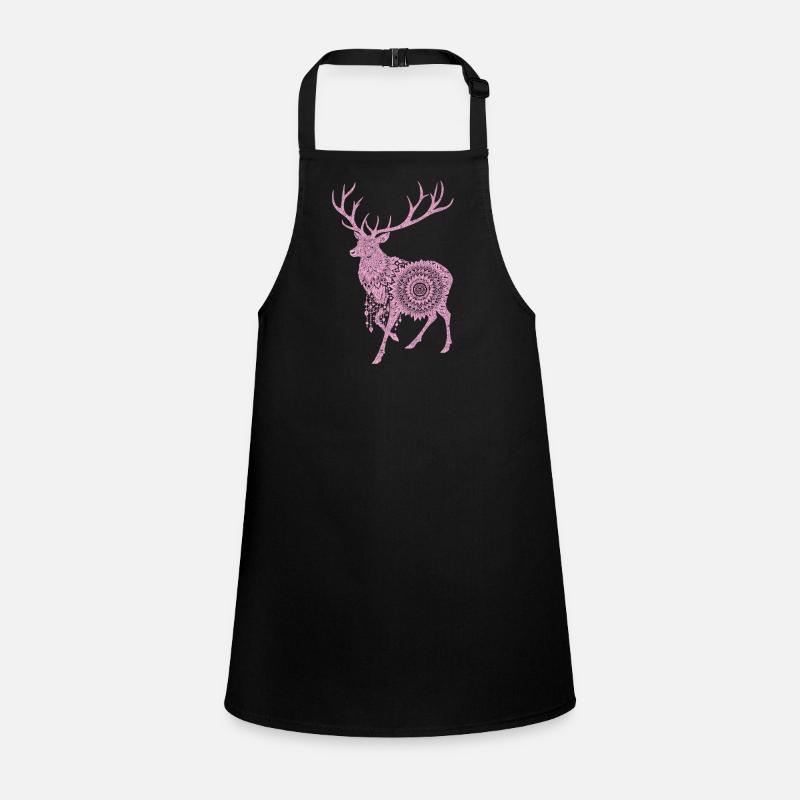 Mandala Deer Deer Mystical Madalas Children's Apron