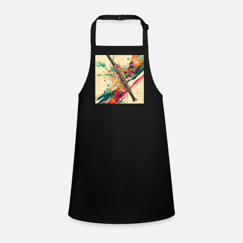 Querflöte Schürze für Kinder