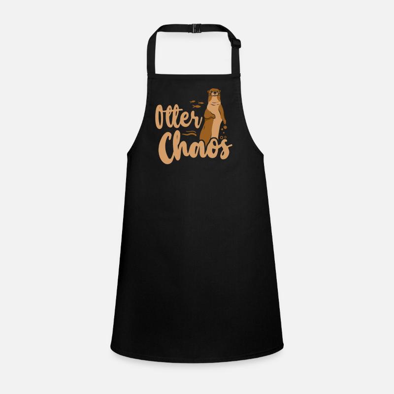Otter Pun Otter Chaos Children's Apron