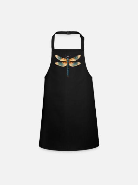 Libellules Libellule - Tablier Enfant - noir - Devant