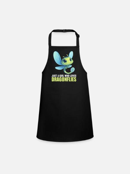 Libellules Libellule - Tablier Enfant - noir - Devant
