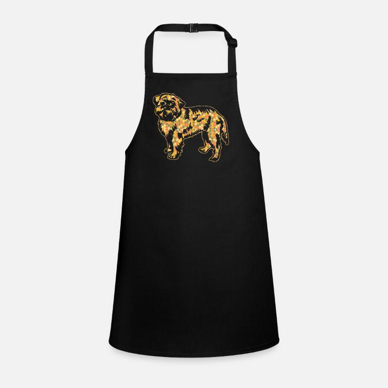 Brussels Griffon Geometric Children's Apron