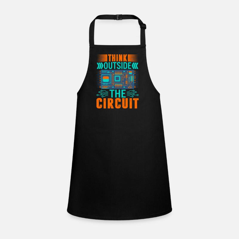 Think outside the circuit. Children's Apron