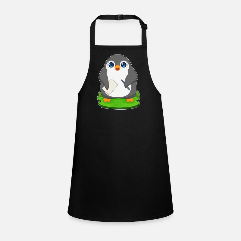 École de papier étudiant Penguin Tablier Enfant