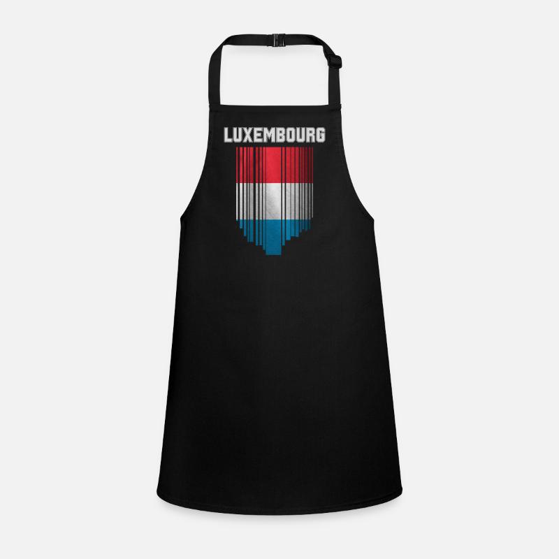 Drapeau du Luxembourg, fierté luxembourgeoise Tablier Enfant