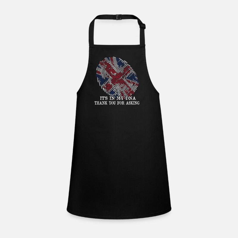 England It's In My DNA Thank You For Asking Children's Apron