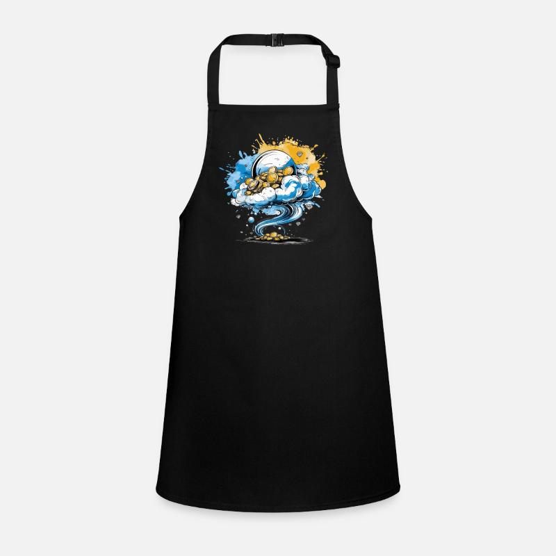 THE BUBBLE AND A WHIRLWIND Children's Apron