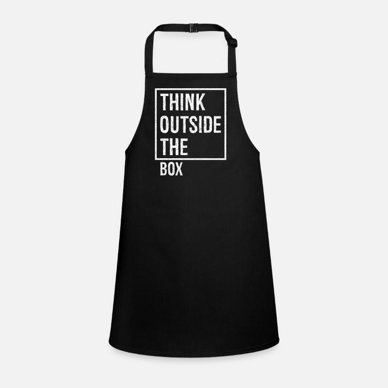 think outside the box Children's Apron