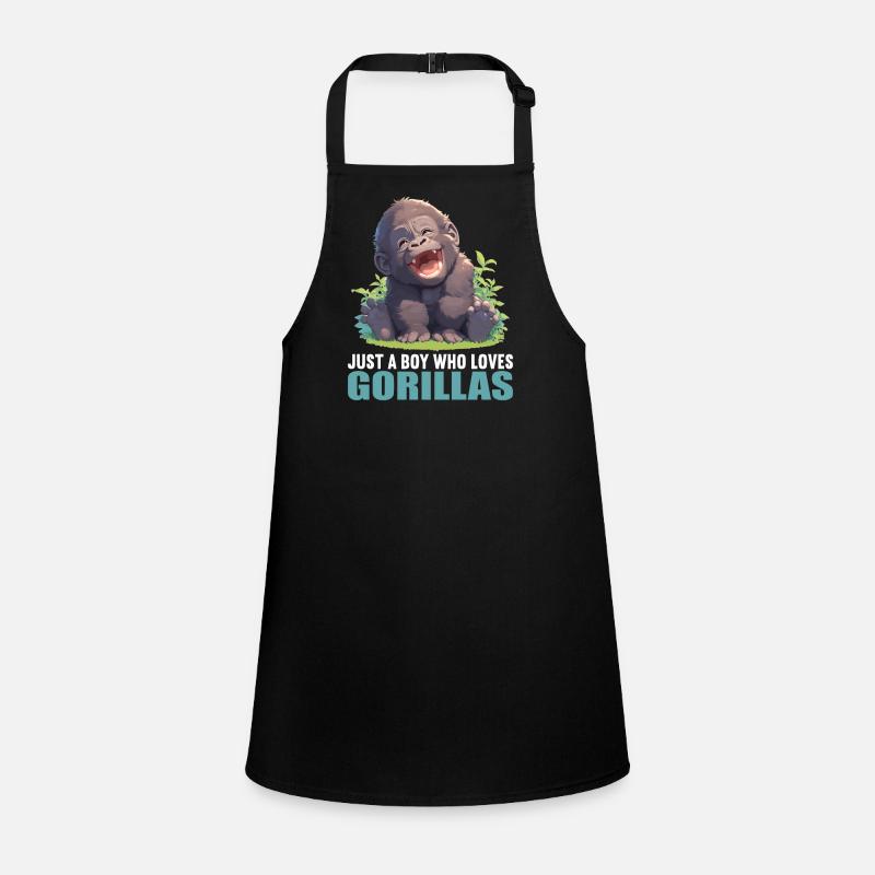 Gorillas Gorilla Children's Apron