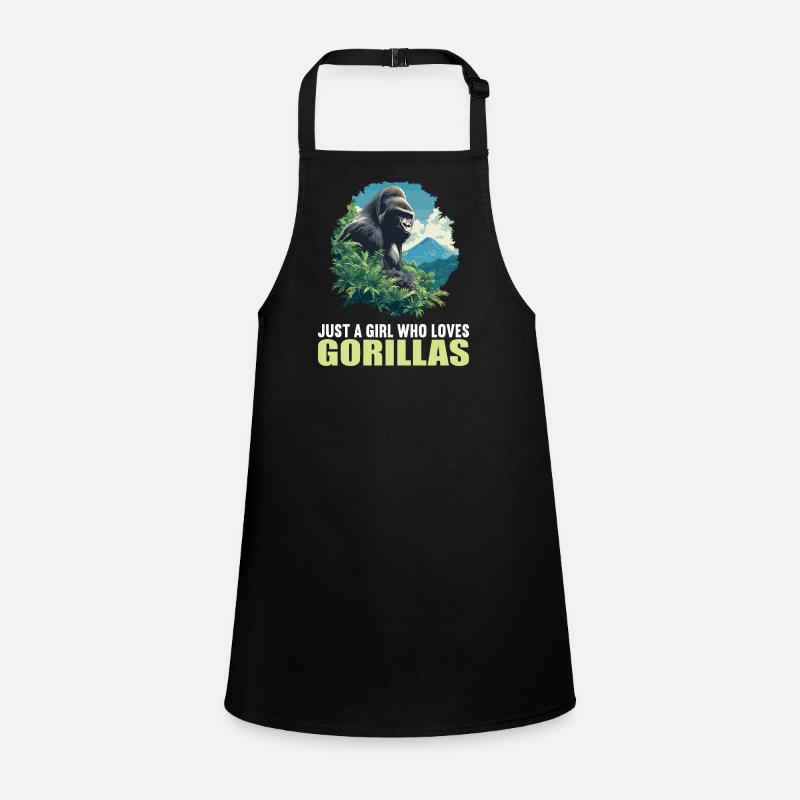 Gorillas Gorilla Children's Apron