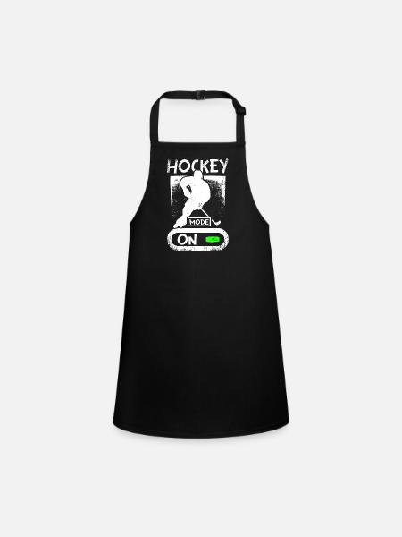 Mode roller hockey activé - Tablier Enfant - noir