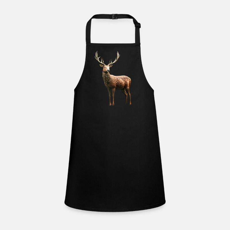 Deer, Antlers, Hunting, Deer, Reindeer, Red Deer, Hunter Children's Apron