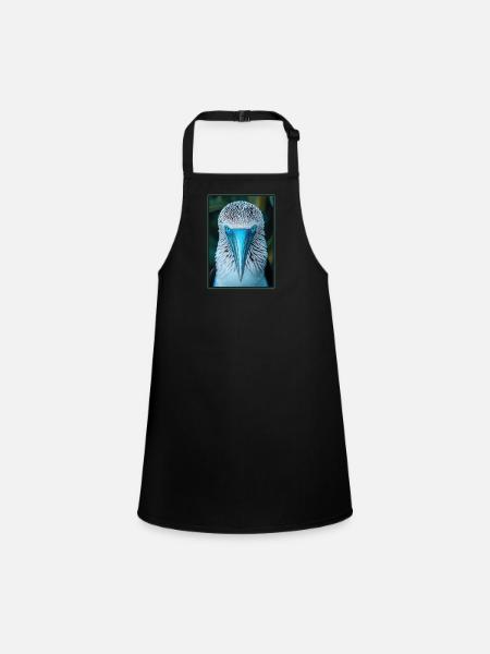 Blue-footed booby - Children's Apron - black - Front