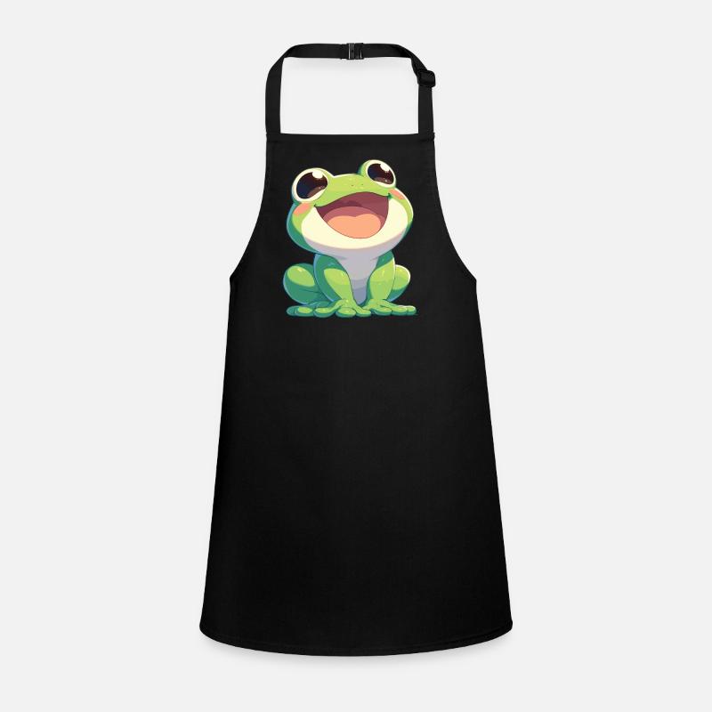 Frosch Frösche Schürze für Kinder