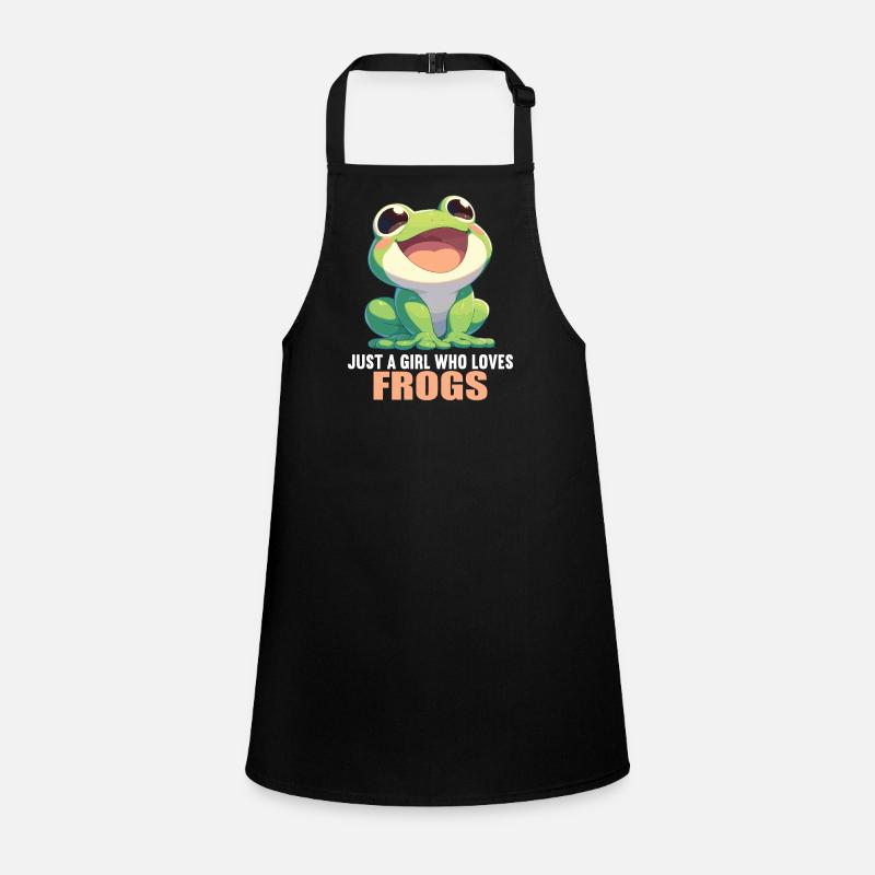 Frosch Frösche Schürze für Kinder